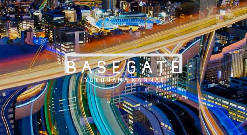 「BASEGATE横浜関内」｜大型サイネージ用アート動画<br>プロデュース事例　[ TVCM/ムービー制作 ]
